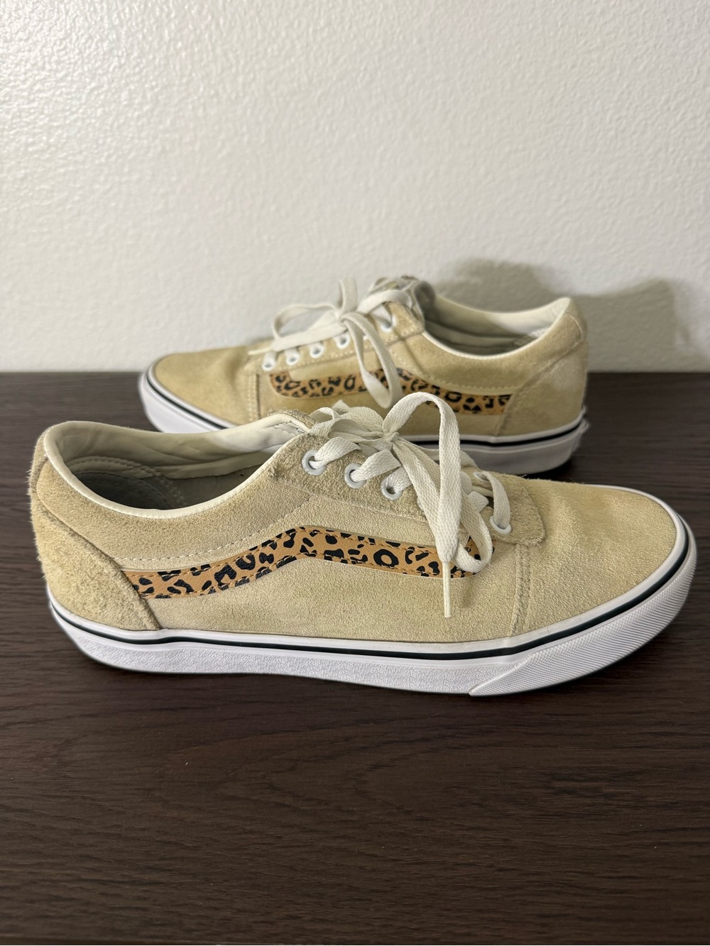 Vans Cheetah Print Authentic Skate Shoes